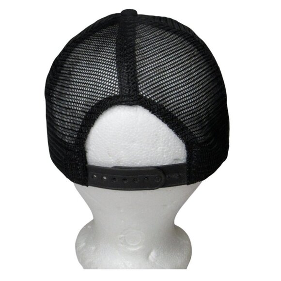 Trucker Hat Jack Daniels Old No.7 Field Tester Black Mesh Snapback Cap One Size - Picture 2 of 5